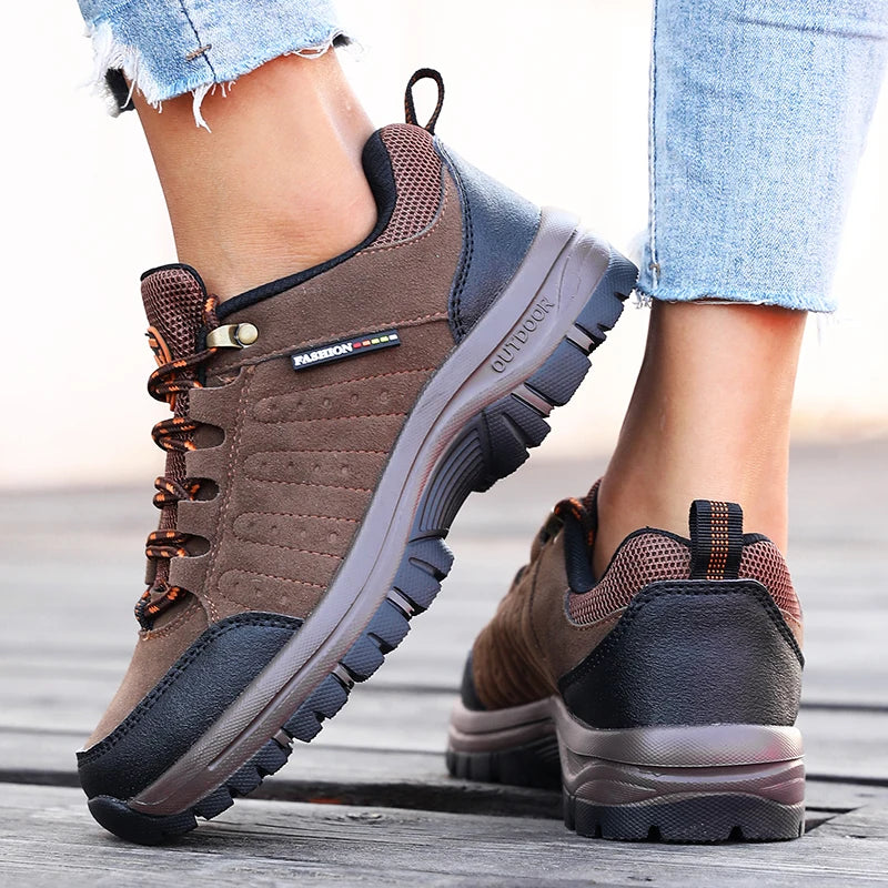 Women's Retro Suede Anti-Slip Hiking Sneakers
