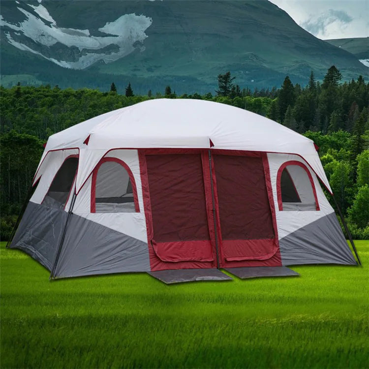Large Canvas Glamping Cabin Tent (2-Bedroom)