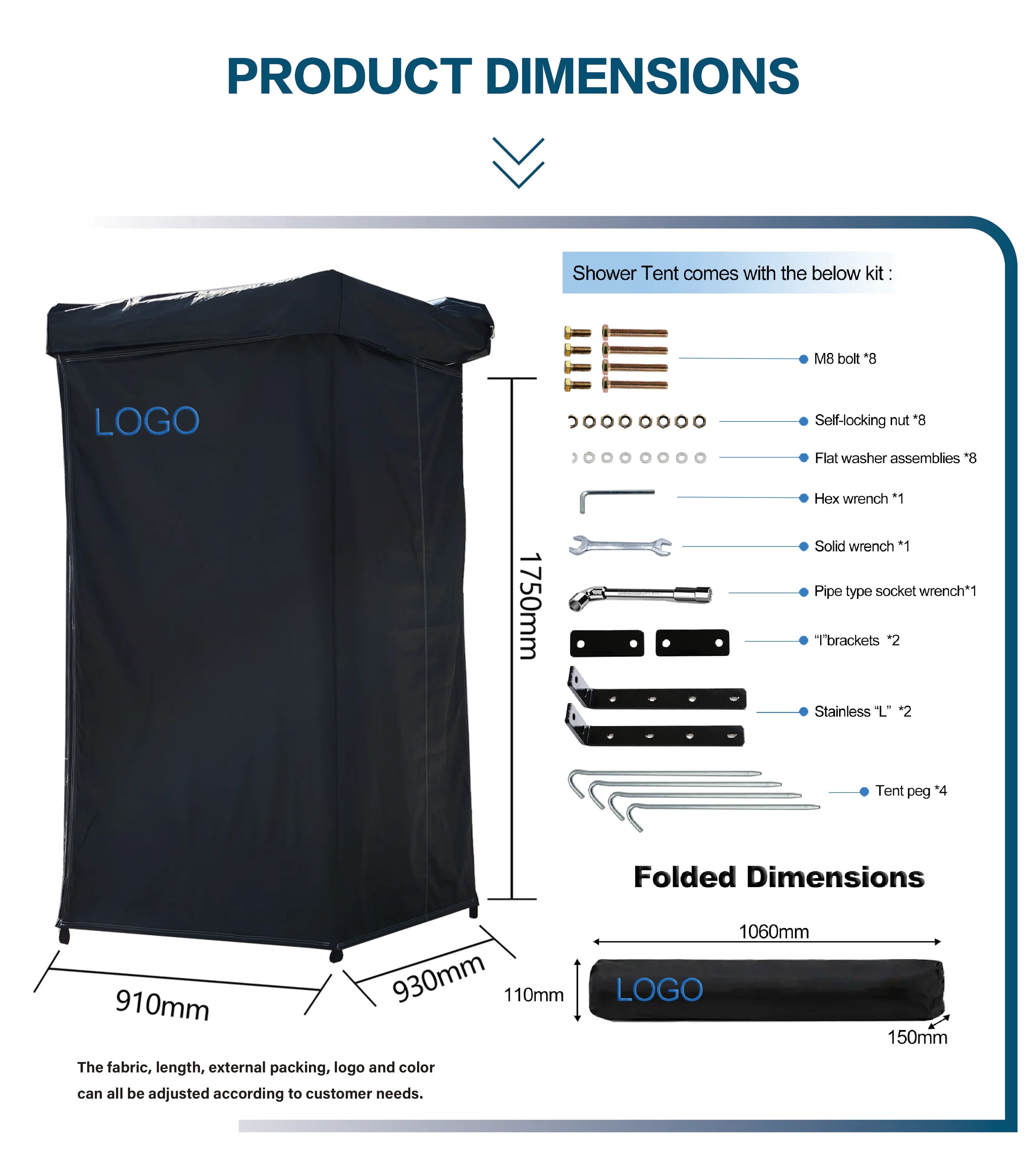 Portable Camping Shower Tent
