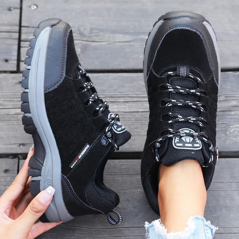 Women's Retro Suede Anti-Slip Hiking Sneakers