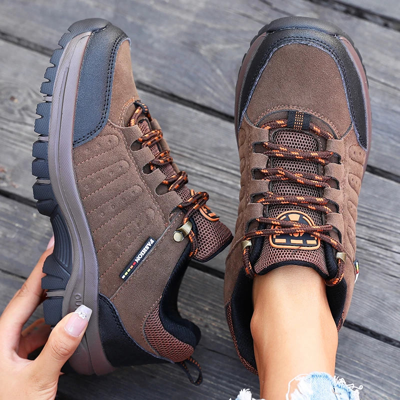 Women's Retro Suede Anti-Slip Hiking Sneakers