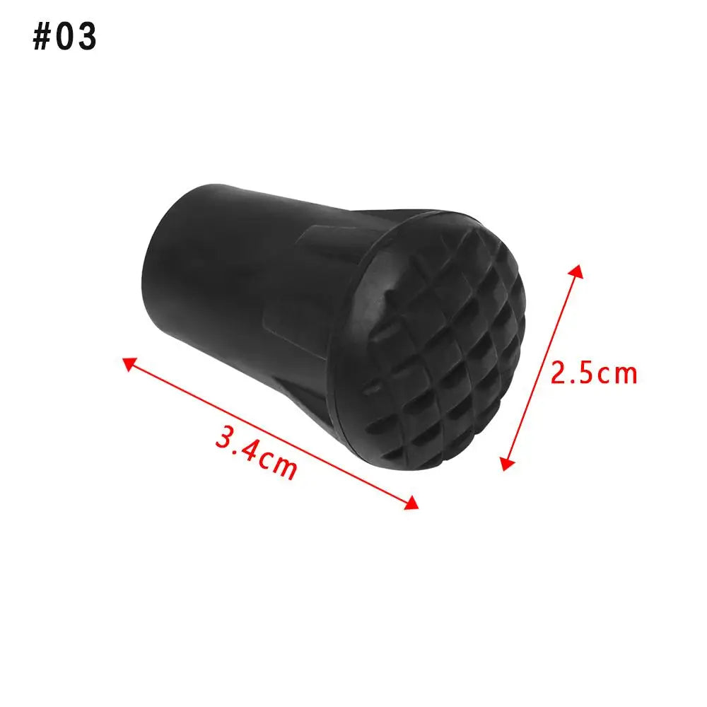 Nützlicher 1PC Schwarzer Wanderstock im nordischen Stil Teleskop-Alpenstock Krücke Wanderstock Wanderzubehör