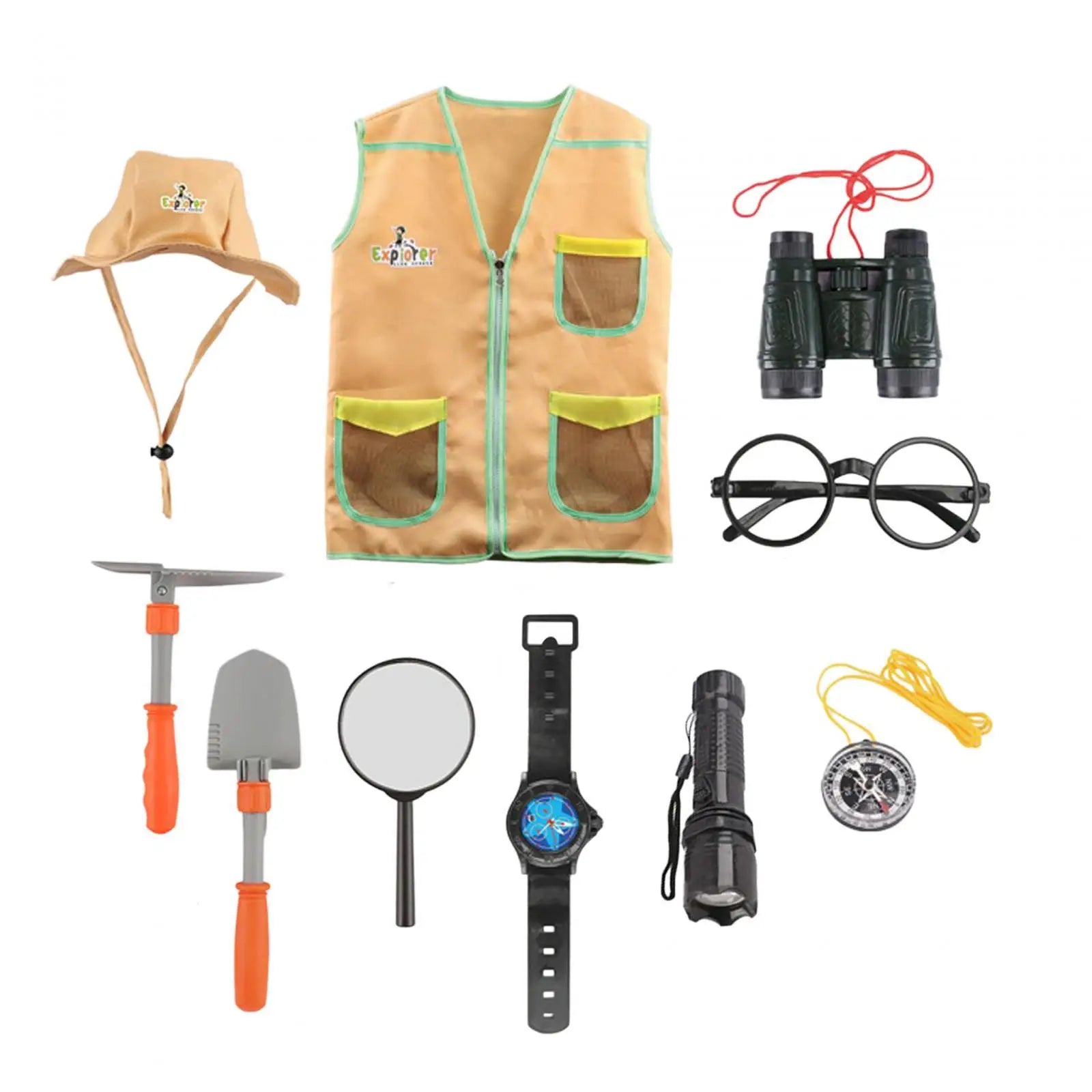 Outdoor-Abenteuer-Sets, Kinder-Verkleidung, Entdecker-Kostüm-Set für Jungen und Mädchen, Kinder-Abenteuer-Sets