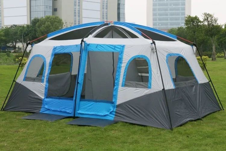 Large Canvas Glamping Cabin Tent (2-Bedroom)
