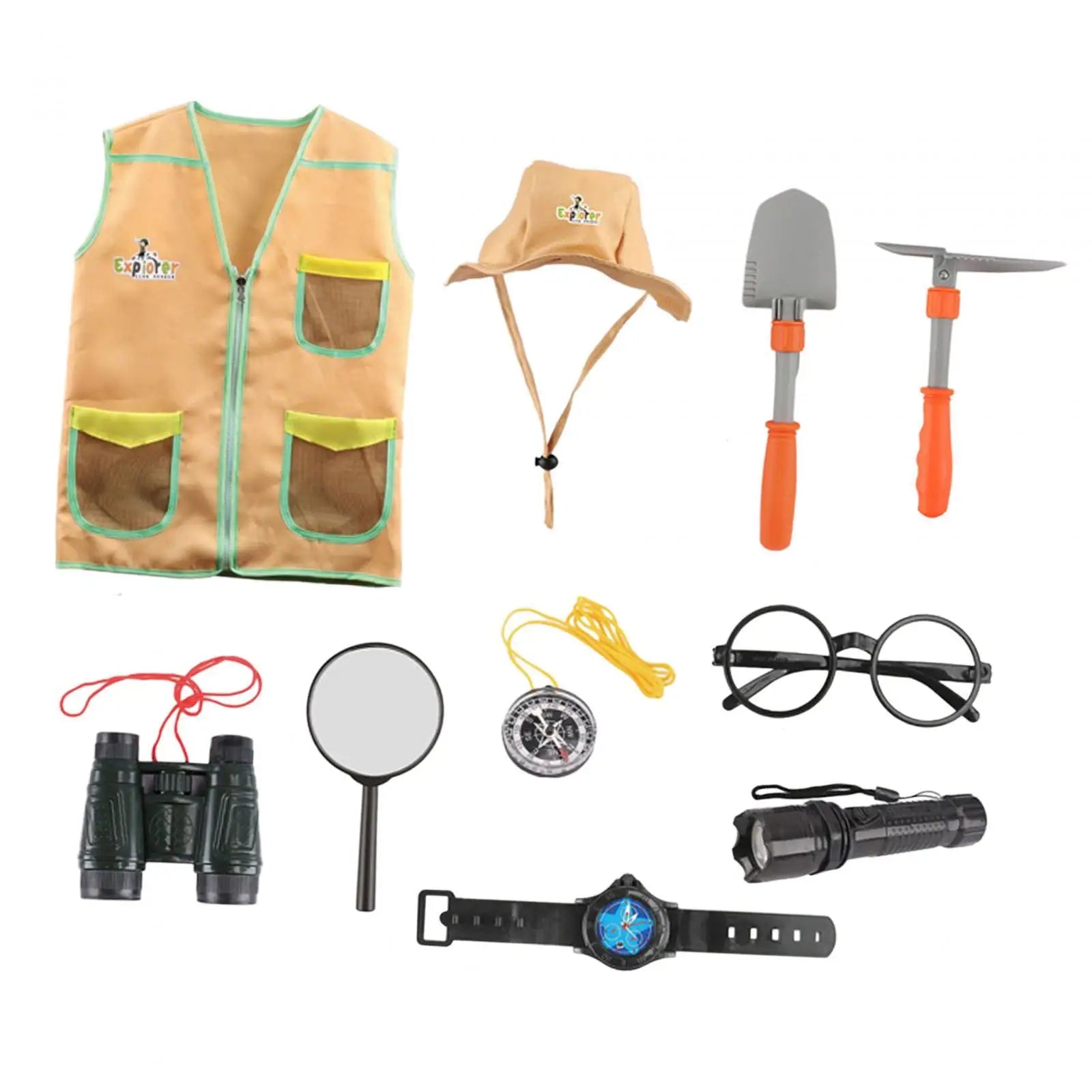 Outdoor-Abenteuer-Sets, Kinder-Verkleidung, Entdecker-Kostüm-Set für Jungen und Mädchen, Kinder-Abenteuer-Sets